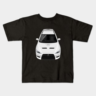 Lancer Evolution X Evo 10 2008-2016 - White Kids T-Shirt